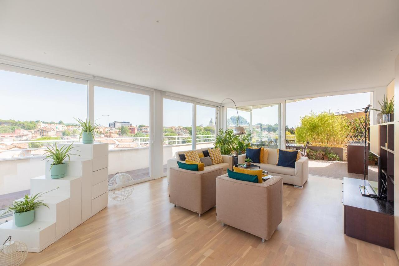 Iflat Garbatella Grand Penthouse Apartment Roma Ngoại thất bức ảnh